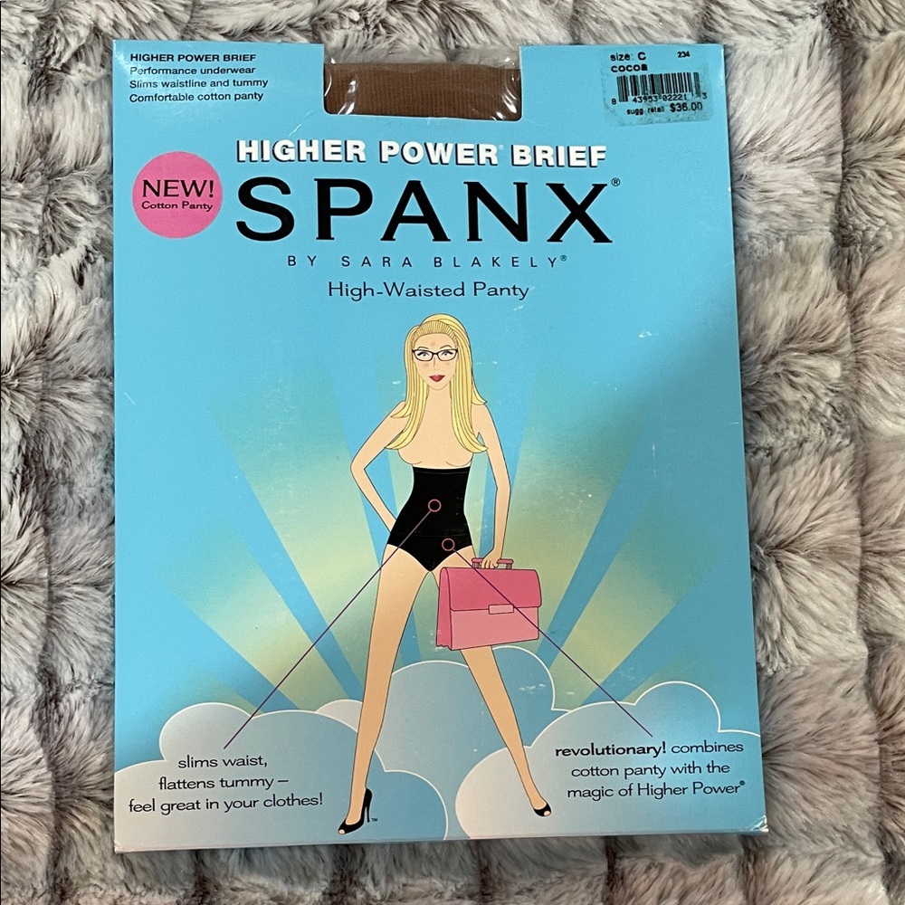 SPANX High-Waisted Brief in Cocoa/Brown